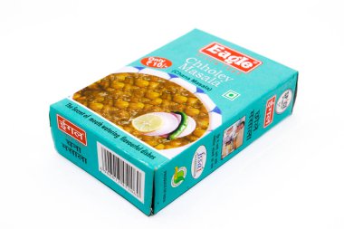 Noida, Utter Pardesh, Hindistan - 20 Ekim 2021, Hint sebze tarifi için masala, Hint sebzeleri için Hint sebze tarifi için 20 Ekim 2021 'de bir resim.