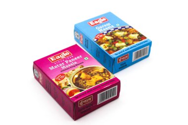 Noida, Utter Pardesh, Hindistan - 20 Ekim 2021, Hint sebze tarifi için masala, Hint sebzeleri için Hint sebze tarifi için 20 Ekim 2021 'de bir resim.