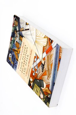 Noida, Utter Pardesh, Hindistan - 17 Ekim 2021, Morden Hint Kitabı Tarihi, 17 Ekim 2021 Noida 'da seçici bir odak ile beyaz arkaplan üzerine modern Hindistan Tarihi