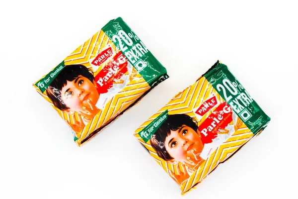 Noida Utter Pardesh India October 2021 Parle Biscuit Picture Parle — Stock Photo, Image