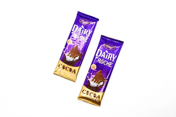 Noida Utter Pardesh India Oktober 2021 Chocoladereep Een Foto Van — Stockfoto