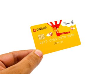 Noida, Utter pardesh, Hindistan - 28 Mayıs 2022, seçici odaklı bir banka kartı resmi