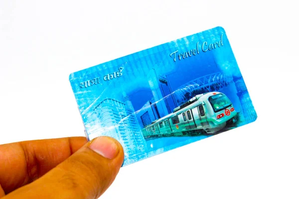 Noida Utter Pardesh India May 2022 Picture Metro Travel Card — 스톡 사진