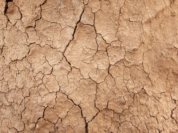 Ground Has Cracks Top View Background Graphic Design Concept Drought — Stock Photo, Image