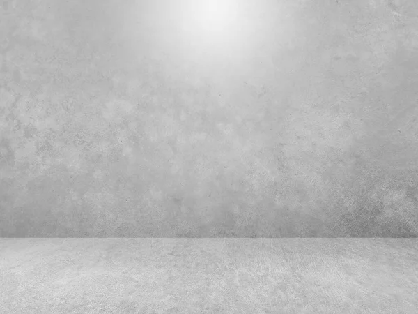 Concrete wall background for displaying products in 3d. Pattern of white cement floor in vintage style for graphic design or wallpaper. Gray abstract texture detail in construction.