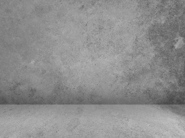 Ürünlerin 3 boyutlu görüntülenmesi için beton duvar arka planı. Grafik tasarımı veya duvar kağıdı için klasik tarzda beyaz beton döşeme deseni. İnşaattaki gri soyut doku detayı.