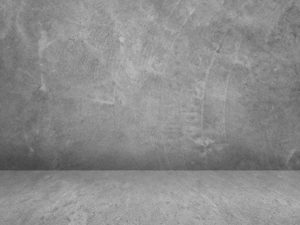 Concrete wall background for displaying products in 3d. Pattern of white cement floor in vintage style for graphic design or wallpaper. Gray abstract texture detail in construction.