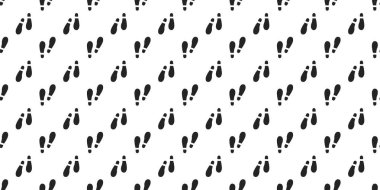 Sihir temasının kalıbı. Yağmacıların ayak izleri haritası. Ayakkabı izleri. Ayakkabı izi..