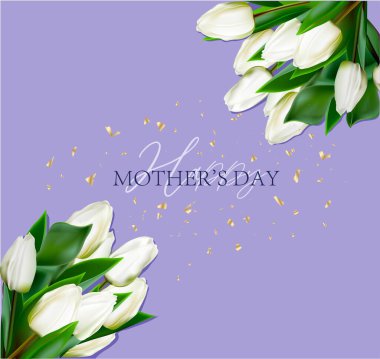 Mothers day on very peri background. Modern greeting poster. Invitation card, banner. Spring wedding invitation. Holiday greeting card design. Postcard design. Spring bouquet.fashion color of 2022
