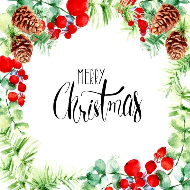 Suluboya resim Mutlu Noeller konsepti 