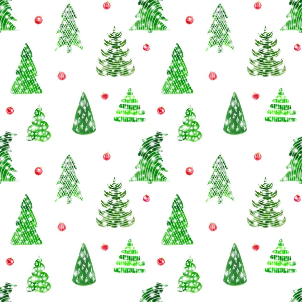 Christmas Trees Festive Winter Holiday Background — Stock Photo, Image