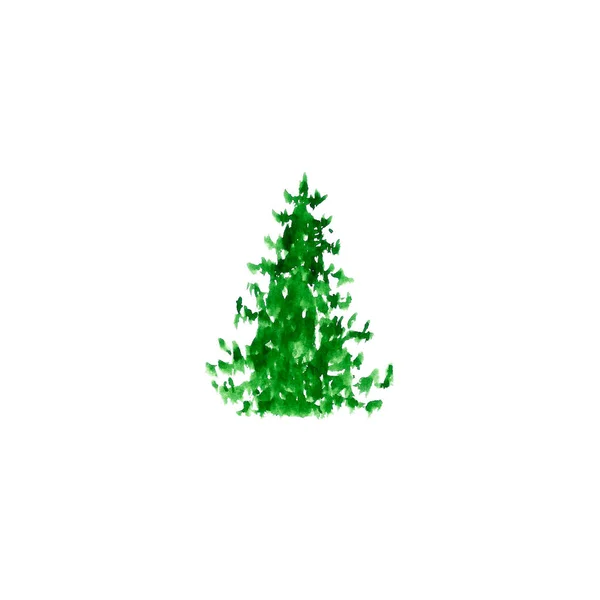 Gran Träd Festlig Glad Jul Bakgrund — Stockfoto