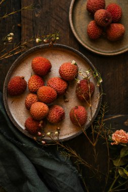 Leechee delicious dark mood with roses