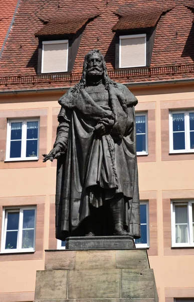 Nuremberg Baviera Alemania 2021 Monumento Artista Renacentista Albrecht Drer Ciudad — Foto de Stock