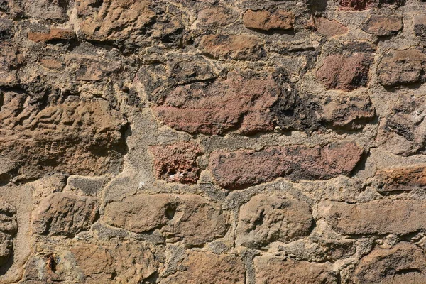 texture of the red and white brick wall, can be used as a background.