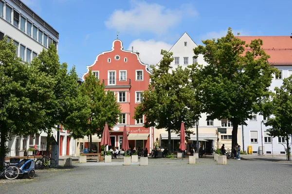 Ingolstadt Bavyera Almanya 2021 Ingolstadt Taki Tarihi Binalar — Stok fotoğraf