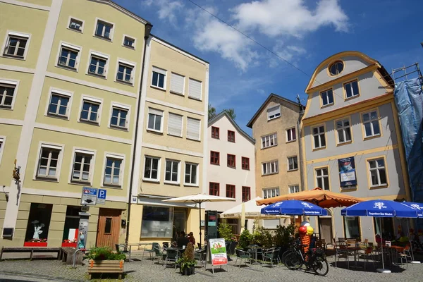 Eichsttt Alemania 2021 Vista Calle Con Edificios Históricos Ciudad Eichsttt —  Fotos de Stock