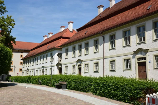 2021年10月7日 德国巴伐利亚地区艾希斯特镇的历史建筑 — 图库照片