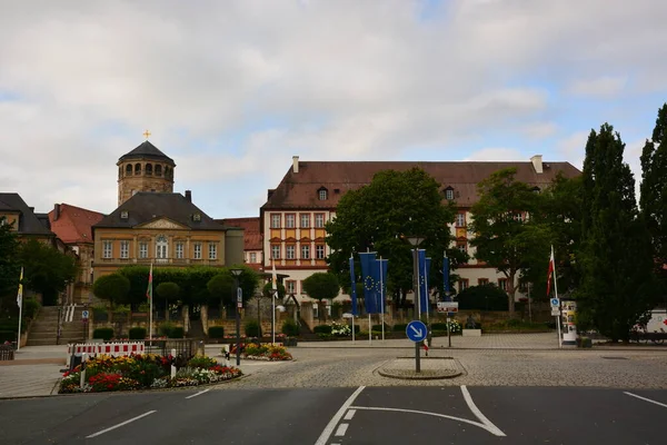 Bayreuth Duitsland 2021 Uitzicht Met Historische Gebouwen Stad Bayreuth Beieren — Stockfoto