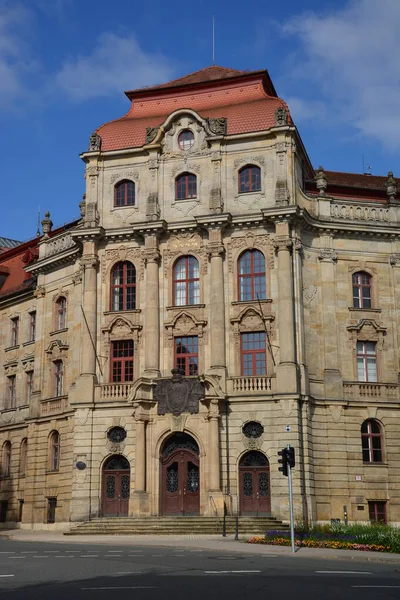 Bayreuth Duitsland 2021 Uitzicht Met Historische Gebouwen Stad Bayreuth Beieren — Stockfoto