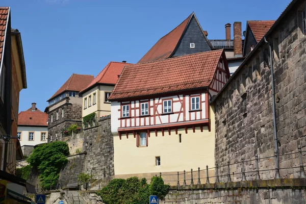 Kronach Alemania 2021 Atractivos Edificios Históricos Ciudad Kronach Baviera Región — Foto de Stock