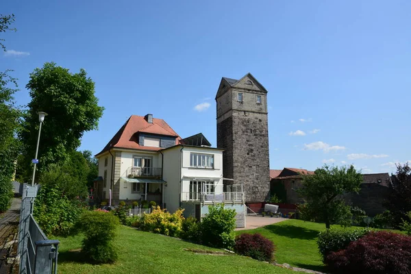 Kronach Deutschland 2021 Attraktive Historische Gebäude Der Stadt Kronach Bayern — Stockfoto