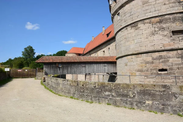 Kronach Deutschland 2021 Teilansicht Der Festung Rosenberg Nahe Der Historischen — Stockfoto