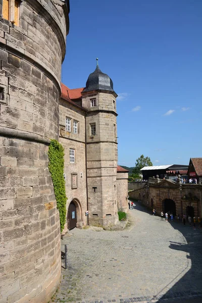 Kronach Germany 2021 Part View Rosenberg Fortress Historic Town Kronach — стокове фото