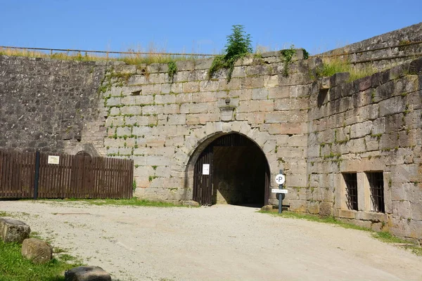 Kronach Německo 2021 Dílčí Pohled Pevnost Rosenberg Blízkosti Historického Města — Stock fotografie