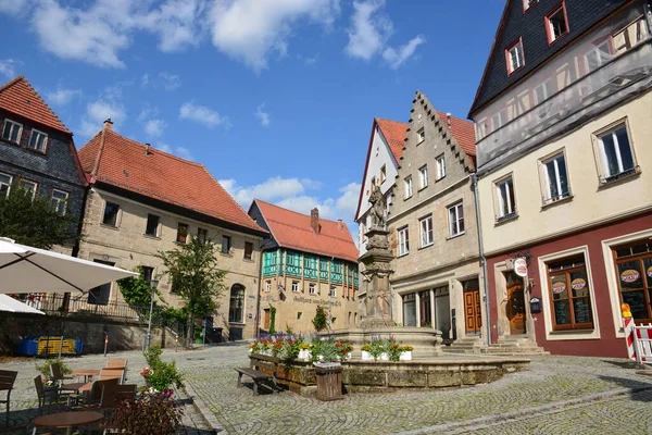 Kronach Germany 2021 Attractive Historical Buildings Town Kronach Bavaria Region — Stock Photo, Image