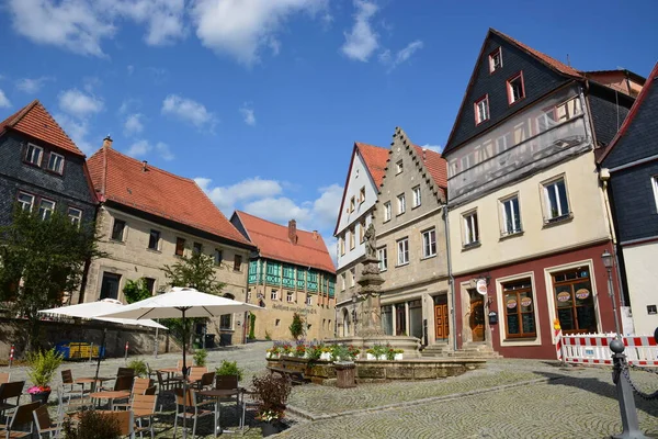 Kronach Německo 2021 Atraktivní Historické Budovy Městě Kronach Bavorsko Region — Stock fotografie