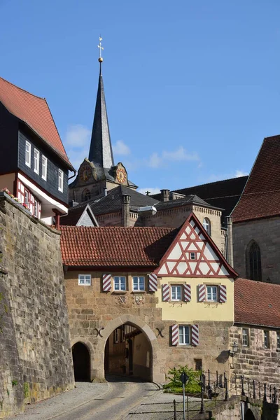 Kronach Alemania 2021 Atractivos Edificios Históricos Ciudad Kronach Baviera Región — Foto de Stock