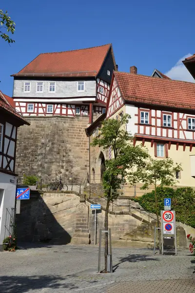 ドイツのクロナハ07 2021 ドイツのアッパー フランコニア バイエルン州クロナハの町の魅力的な歴史的建造物 — ストック写真