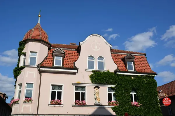 Kronach Duitsland 2021 Aantrekkelijke Historische Gebouwen Stad Kronach Beieren Regio — Stockfoto