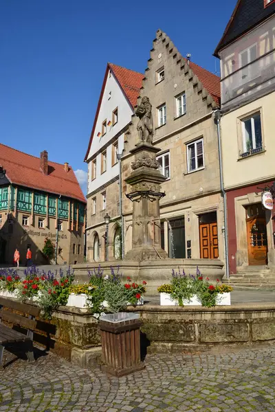 Kronach Germany 2021 Attractive Historical Buildings Town Kronach Bavaria Region — Stock Photo, Image