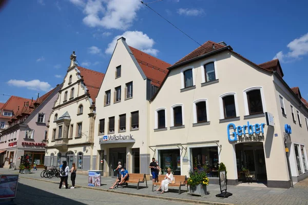 Forchheim Baviera Região Alta Franconia Alemanha 2021 Edifícios Históricos Forchheim — Fotografia de Stock