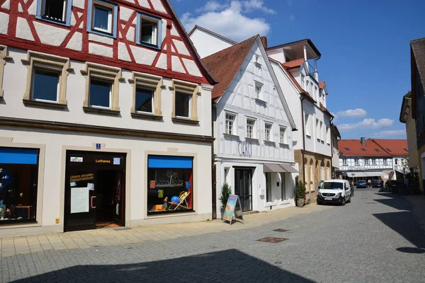 Forchheim Bavorsko Horní Franky Německo 2021 Historické Budovy Forchheimu — Stock fotografie