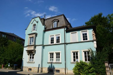 Forchheim, Bavyera, Yukarı Franconia bölgesi, Almanya 07.21.2021: Forchheim 'daki tarihi binalar