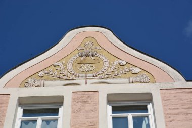 Forchheim, Bavyera, Yukarı Franconia bölgesi, Almanya 07.21.2021: Forchheim 'daki tarihi binalar