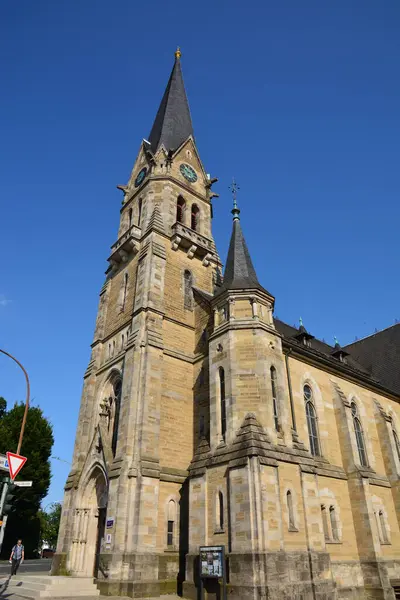 Форхем Бавария Регион Уппер Франкония Германия 2021 Церковь Святого Иоанна — стоковое фото