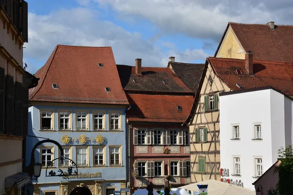 Bamberg Alemanha Edifícios Históricos Bamberg Baviera Região Alta Francónia Alemanha — Fotografia de Stock