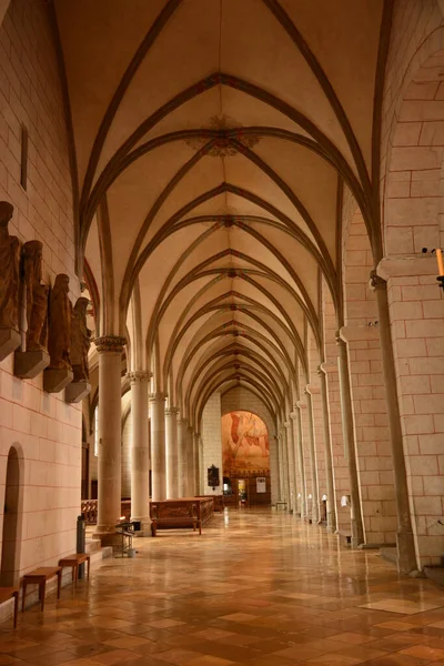 Augusta Baviera Regione Svevia Germania 2021 Veduta Interna Della Cattedrale — Foto Stock
