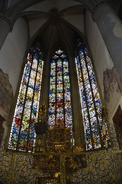 Augsburg Bavaria Region Swabia Germany 2021 Interior View Augsburg Cathedral — Stockfoto