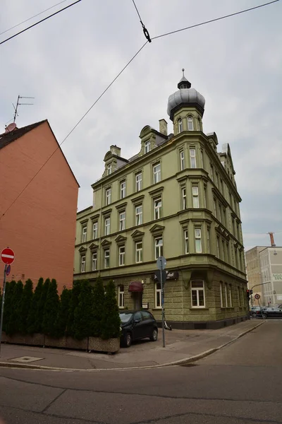 Augsburg Baviera Região Suábia Alemanha 2021 Edifícios Históricos Cidade Augsburg — Fotografia de Stock