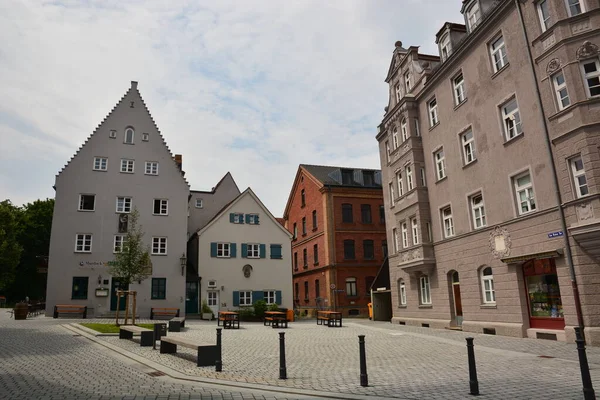 Augsburgo Baviera Región Suabia Alemania 2021 Edificios Históricos Ciudad Augsburgo — Foto de Stock