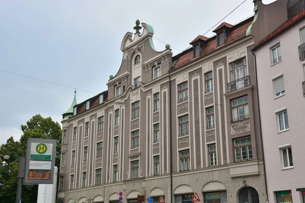 Augsburg Bavyera Swabia Bölgesi Almanya 2021 Augsburg Kentindeki Tarihi Binalar — Stok fotoğraf
