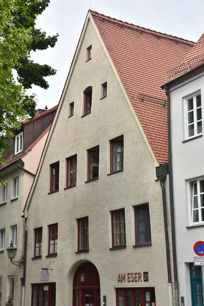Augsburg Βαυαρία Περιοχή Swabia Γερμανία 2021 Ιστορικά Κτίρια Στην Πόλη — Φωτογραφία Αρχείου