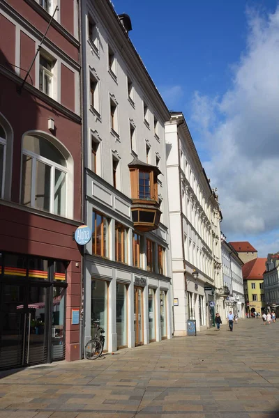 Regensburg Baviera Alemanha 2021 Vista Com Edifícios Históricos Cidade Regensburg — Fotografia de Stock