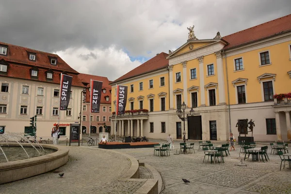 Ratisbona Baviera Germania 2021 Attraenti Edifici Storici Nella Città Ratisbona — Foto Stock