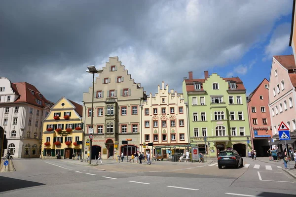 Ratisbona Baviera Alemania 2021 Atractivos Edificios Históricos Ciudad Ratisbona Baviera — Foto de Stock